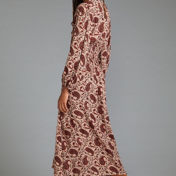 LUSANA Smocked Prairie Boho Dress XS NWT - Picture 3 of 7